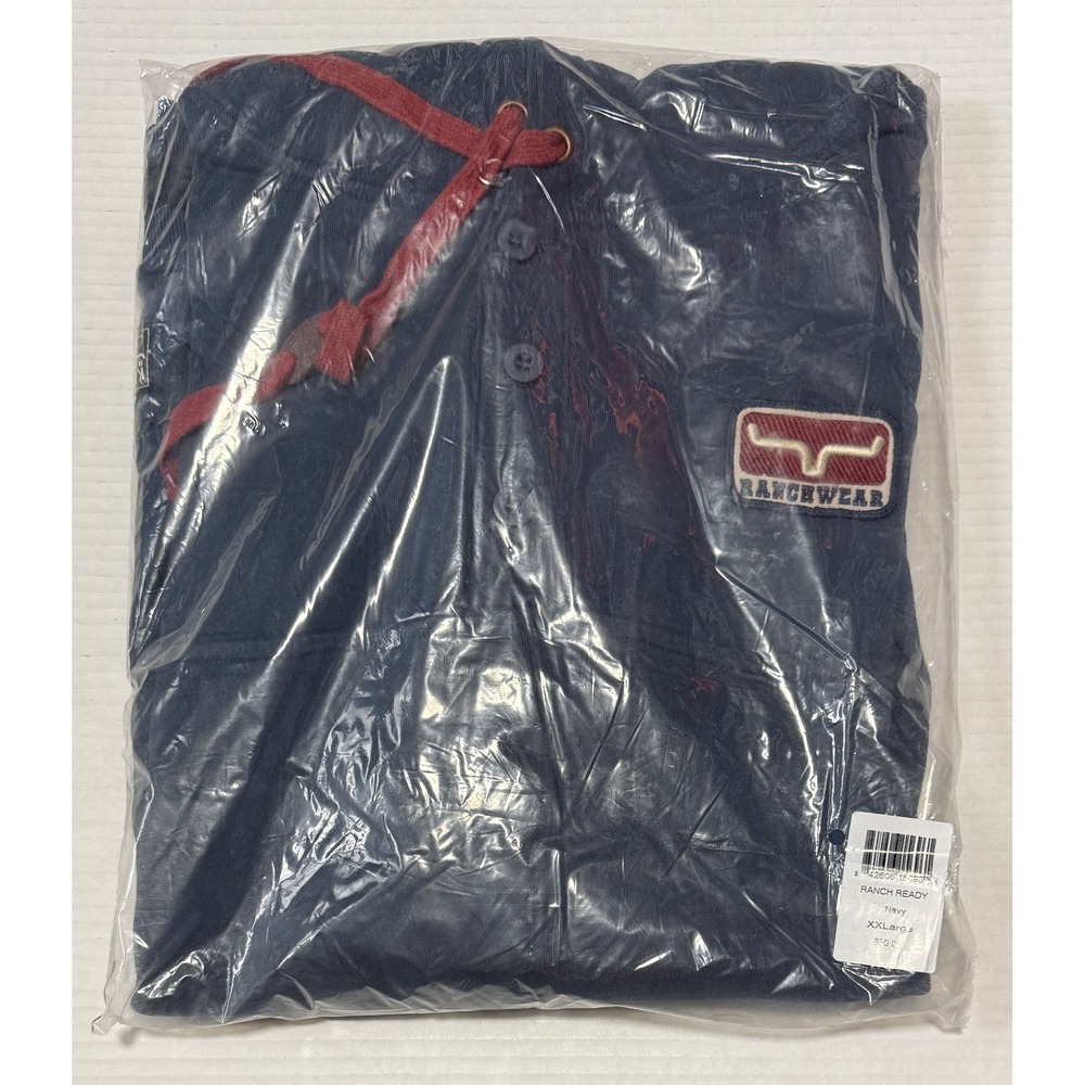 KIMES RANCH Ranch Ready - Men's Navy Cotton Hoodie - Size XX-Large - 2XL‎ - NWT! - Picture 11 of 11